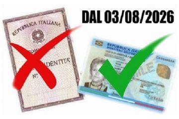 Cessazione validit&#224; della Carta Identit&#224; Cartacea il 03/08/2026