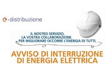 Interruzione programmata servizio elettrico 22 novembre 2025