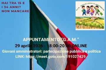 Appuntamento G.A.M._29 aprile 2026 18:00 - 20:00 ONLINE