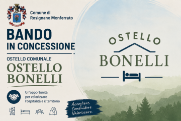 Bando per l'affidamento in concessione dell' “OSTELLO BONELLI” - Scadenza 27/07/2026 ore 12.00